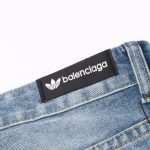 Jeans Balenciaga Striped Blue Denim BL031 - Image 5
