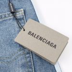 Jeans Balenciaga Striped Blue Denim BL031 - Image 6