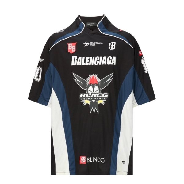 d104735_19713-1.jpg T-Shirt Balenciaga Hockey Jersey 2024 Oversized BL033 - Image 1