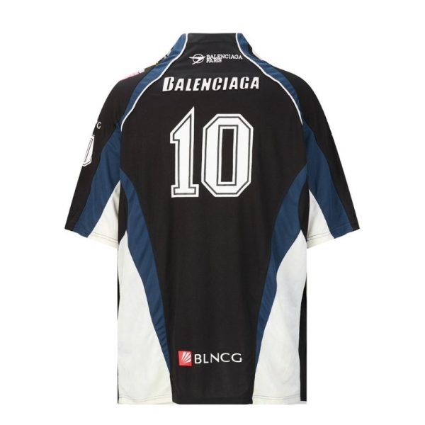 T-Shirt Balenciaga Hockey Jersey 2024 Oversized BL033 - Image 2