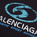 T-shirt Balenciaga Authentic Sport Black BL034 - Image 4