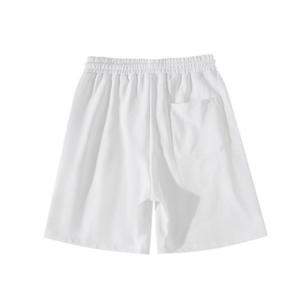 Shorts Balenciaga Balen Ciaga Print White BL037 - Image 2