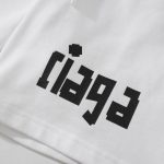 Shorts Balenciaga Balen Ciaga Print White BL037 - Image 4