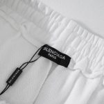Shorts Balenciaga Balen Ciaga Print White BL037 - Image 6