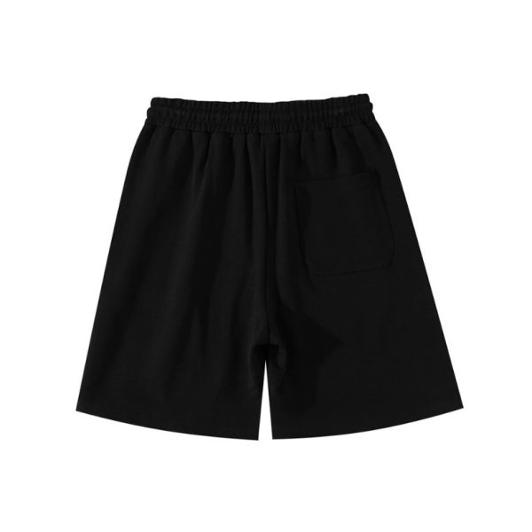 Shorts Balenciaga Balen Ciaga Print Black BL038 - Image 2