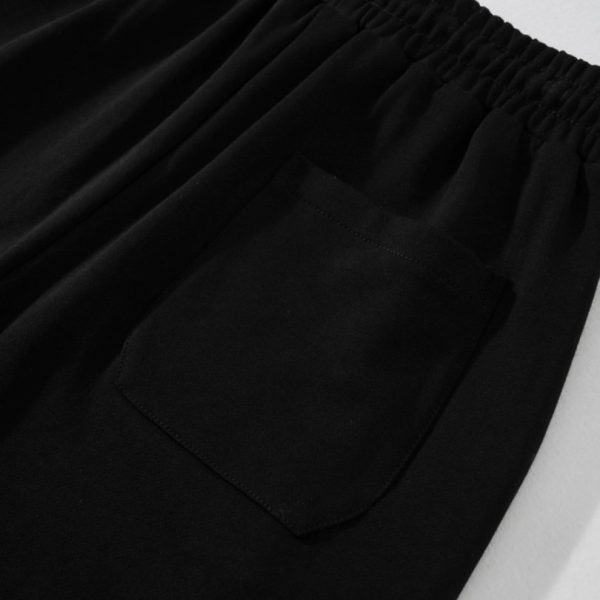 Shorts Balenciaga Balen Ciaga Print Black BL038 - Image 5