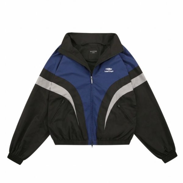 d104770_7210-1.jpg Jacket Balenciaga 24SS Colorblock Windbreaker BL041 - Image 1