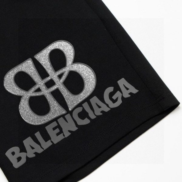Shorts Balenciaga BB Logo Embroidery BL042 - Image 3
