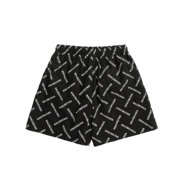 Shorts Balenciaga Allover Logo Print BL044 - Image 2