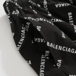 Shorts Balenciaga Allover Logo Print BL044 - Image 7