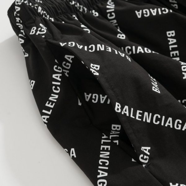 Shorts Balenciaga Allover Logo Print BL044 - Image 7