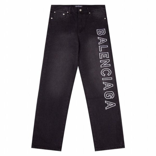 d104806_9330-1.jpg Jeans Balenciaga BB Logo Blue BL047 - Image 1