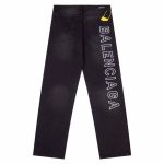 Jeans Balenciaga BB Logo Blue BL047 - Image 2