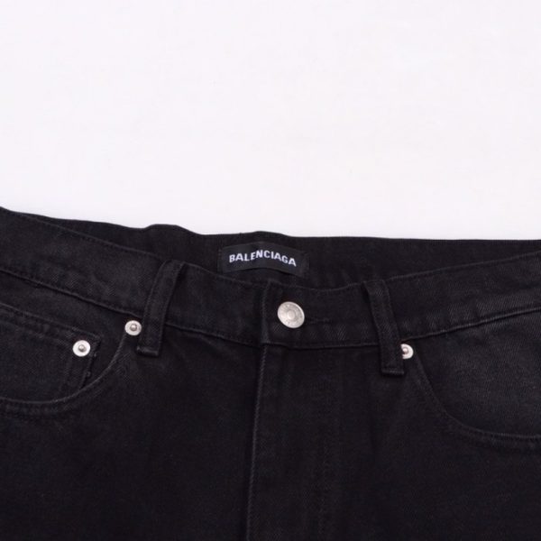 Jeans Balenciaga BB Logo Blue BL047 - Image 4