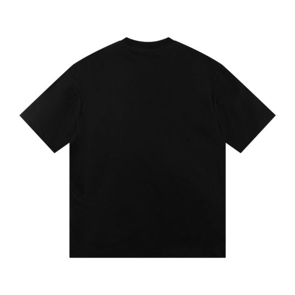 T-shirt Balenciaga Graffiti Print Black BL053 - Image 2