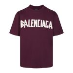 T-shirt Balenciaga Logo Double-Sided Print Oversized BL054
