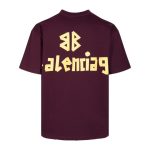 T-shirt Balenciaga Logo Double-Sided Print Oversized BL054 - Image 2