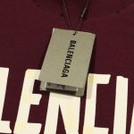 T-shirt Balenciaga Logo Double-Sided Print Oversized BL054 - Image 5