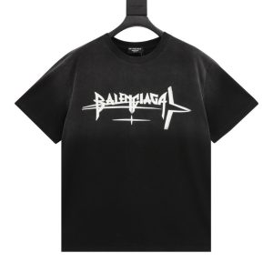 T-shirt Balenciaga Logo Graphic Black BL055