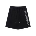 Shorts Balenciaga Logo Black BL056