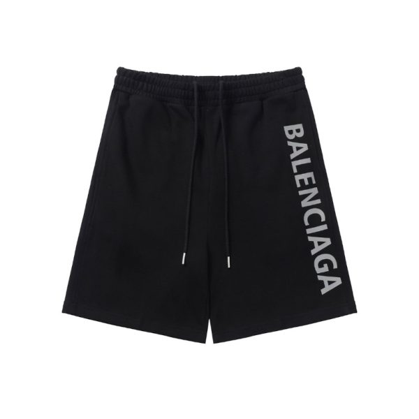 d104841_15480-1.jpg Shorts Balenciaga Logo Black BL056 - Image 1
