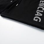 Shorts Balenciaga Logo Black BL056 - Image 5