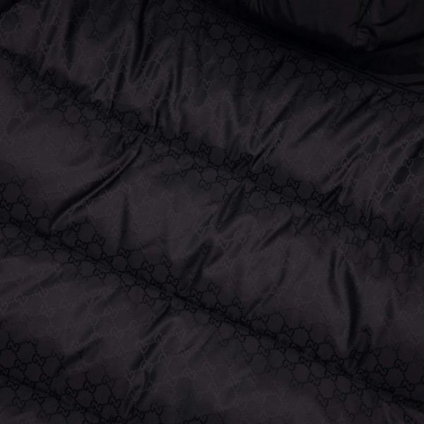 Jacket Gucci Puffer Monogram Black GC005 - Image 6