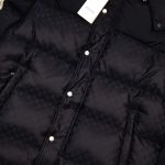 Jacket Gucci Puffer Monogram Black GC005 - Image 9