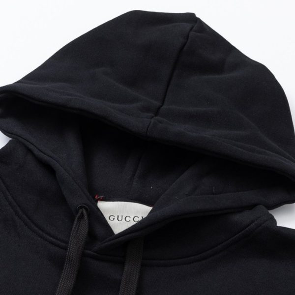 Hoodie Gucci Boutique Logo Black GC006 - Image 5