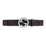 Belt Gucci GG Stripe Black GC010