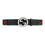 Belt Gucci GG Stripe Black GC010 - Image 4
