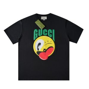 T-shirt Gucci Emoji Logo Black GC011
