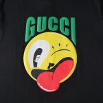T-shirt Gucci Emoji Logo Black GC011 - Image 3