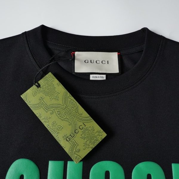 T-shirt Gucci Emoji Logo Black GC011 - Image 5