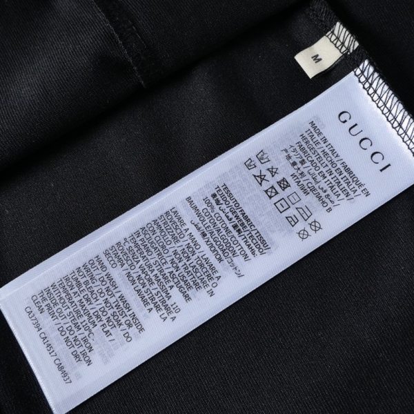 T-shirt Gucci Emoji Logo Black GC011 - Image 6