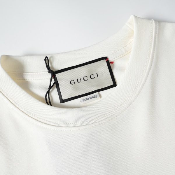 T-shirt Gucci Emoji Logo White GC012 - Image 6