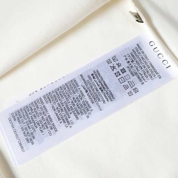 T-shirt Gucci Emoji Logo White GC012 - Image 7
