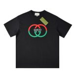 T-shirt Gucci Interlocking Logo Black GC013