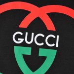 T-shirt Gucci Interlocking Logo Black GC013 - Image 3