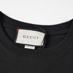 T-shirt Gucci Interlocking Logo Black GC013 - Image 6
