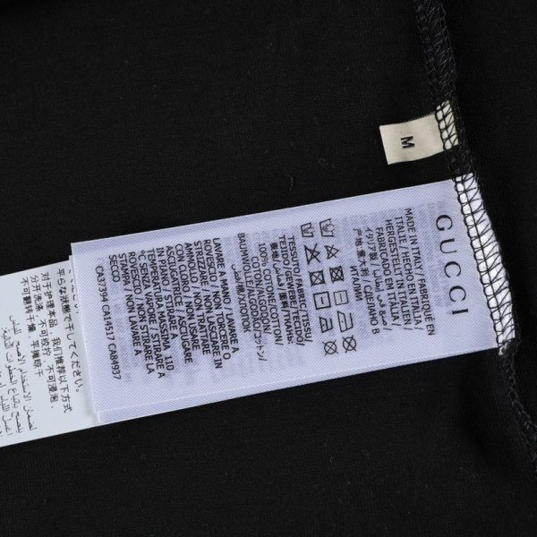 T-shirt Gucci Heart Logo Black GC015 - Image 6