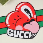 T-shirt Gucci Heart Logo White GC016 - Image 4