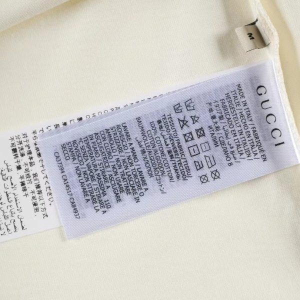 T-shirt Gucci Heart Logo White GC016 - Image 7