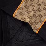 Shorts Gucci Monogram Stripe Black GC017 - Image 4