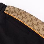Shorts Gucci Monogram Stripe Black GC017 - Image 5
