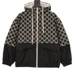 Jacket Gucci Monogram Hooded Black GC018