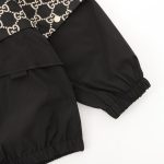Jacket Gucci Monogram Hooded Black GC018 - Image 3