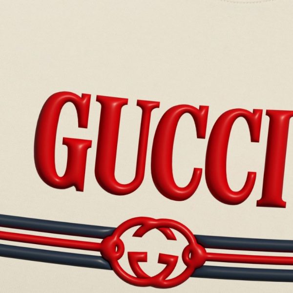 Sweatshirt Gucci GG Logo White GC021 - Image 3