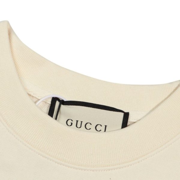 Sweatshirt Gucci GG Logo White GC021 - Image 6