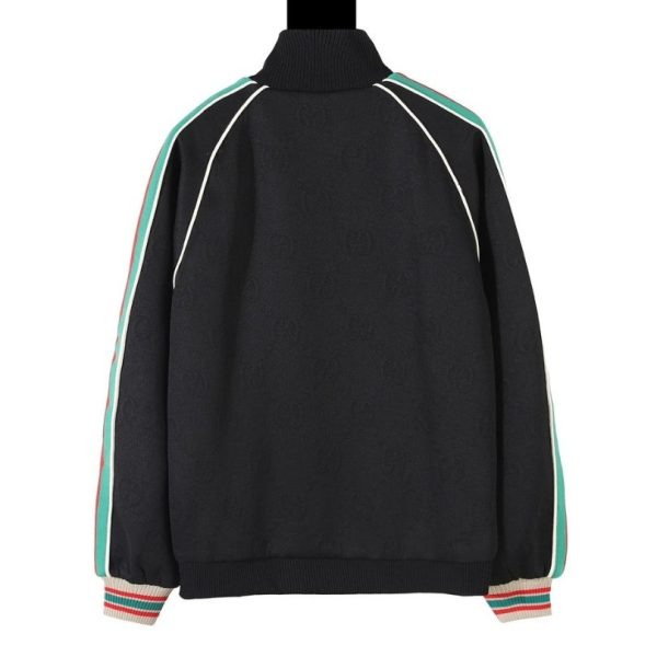 Track Jacket Gucci GG Stripes Black GC022 - Image 2